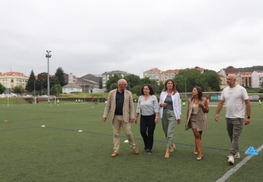 A Xunta  impulsa a mellora da iluminación do campo de fútbol de San Lázaro de Noia